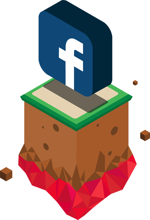 the Facebook logo